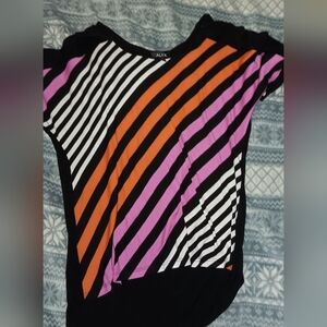 Alyx Black and Orange Striped Garment